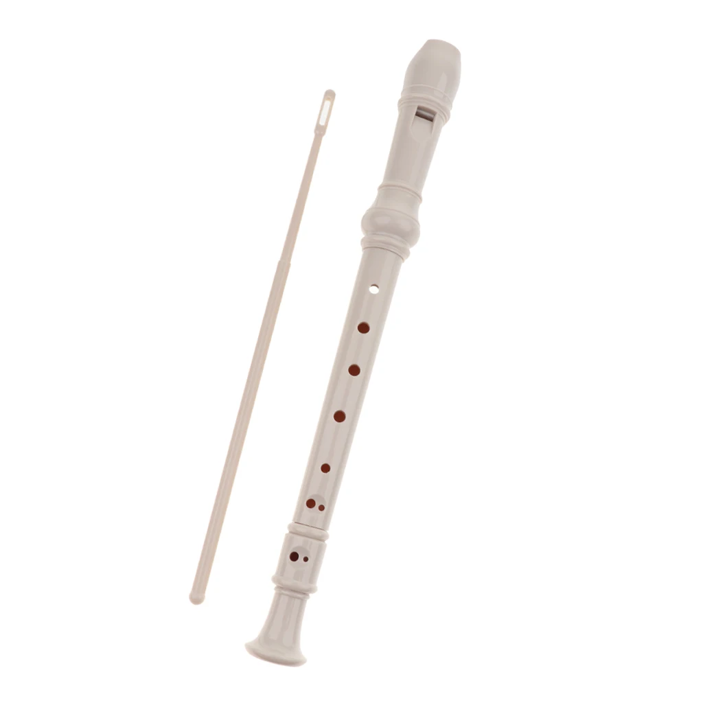 ABS High-pitched Soprano Recorder with Cleaning Rod for Beginner Student