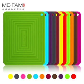 

Thicken Rectangle Ripples Silicone Placemat Anti-hot Dish Pad Waterproof Oilproof Home Dining Table Mesa Protection Mat Set of 2