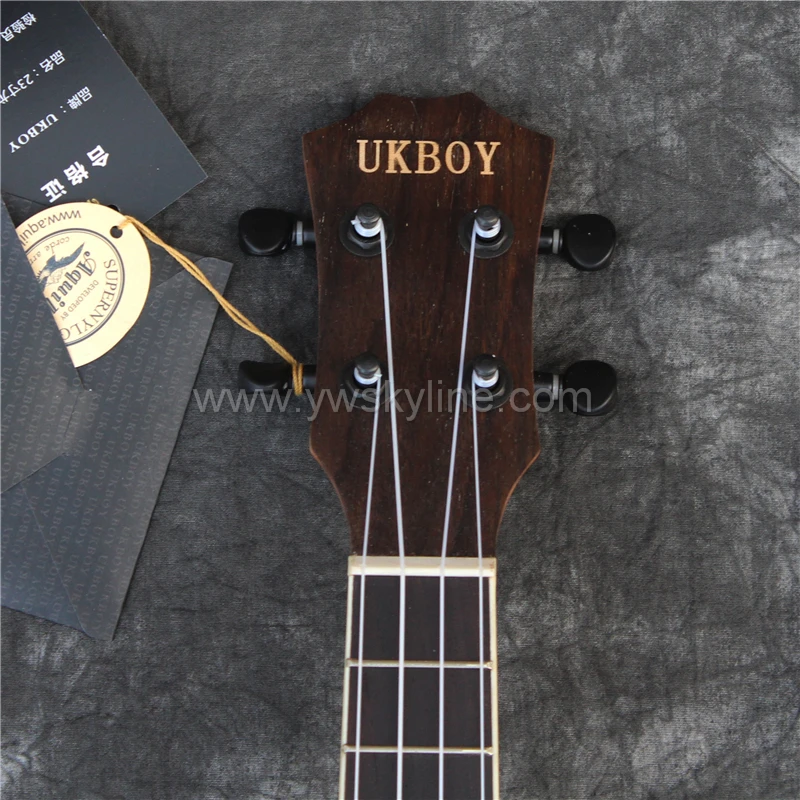 PN-DB601 Твердый Топ UKU BOY tenor ukuleles, твердая деревянная Гавайская гитара