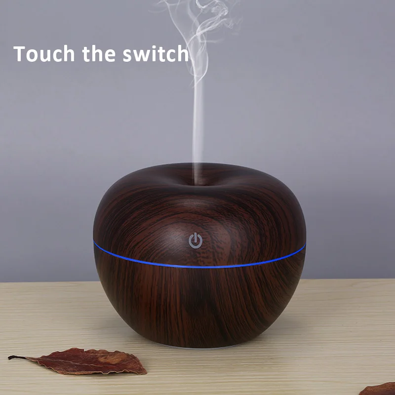 

130ML Ultrasonic Air Humidifier Essential Oil Diffuser Electric Aroma Diffuser Aromatherapy 7 Changing Colors Lamp Mist Maker