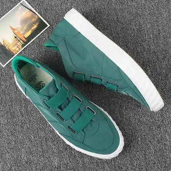 

2020 New Korean-Style Trendy Vulcanize Shoes England Cloth Breathable Shoes Spring/Autumn Casual Sneakers Men's Loafer Shoes