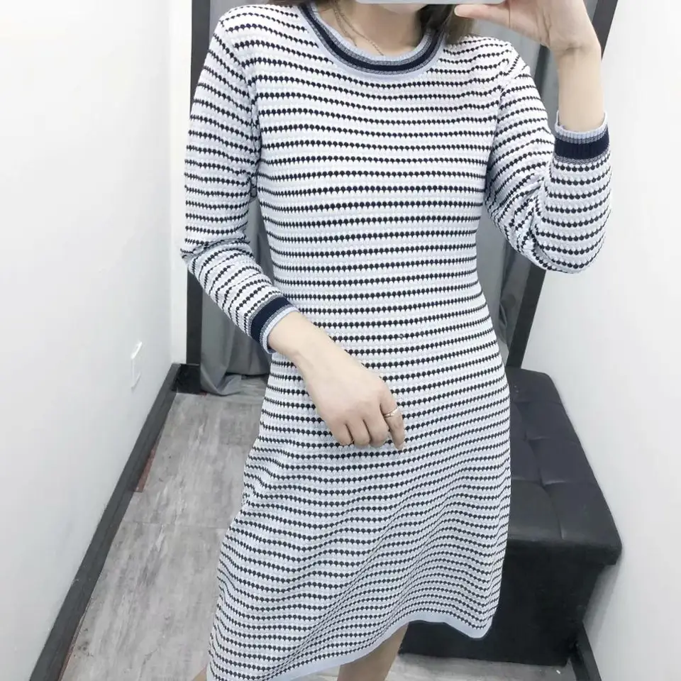 slim fit sweater dress