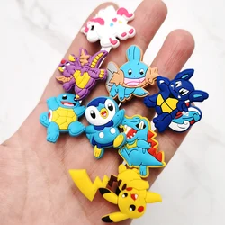 1pcs Cartoon Dinosaur Shoe Charm Accessories Unicorn Bird Turtle Shoe Buckle PVC Shoe Decorations Fit Croc Jibz Kids Gifts