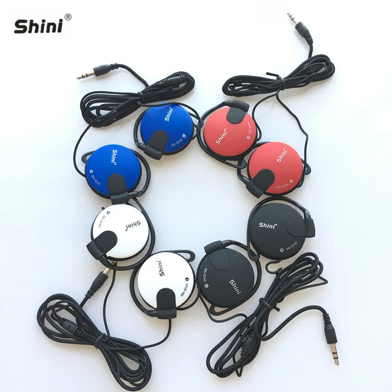 Super Bass Headphones Ear Hook Headset Sports Earphone Wired Earpiece For Mp3 Player Computer Mobile Telephone