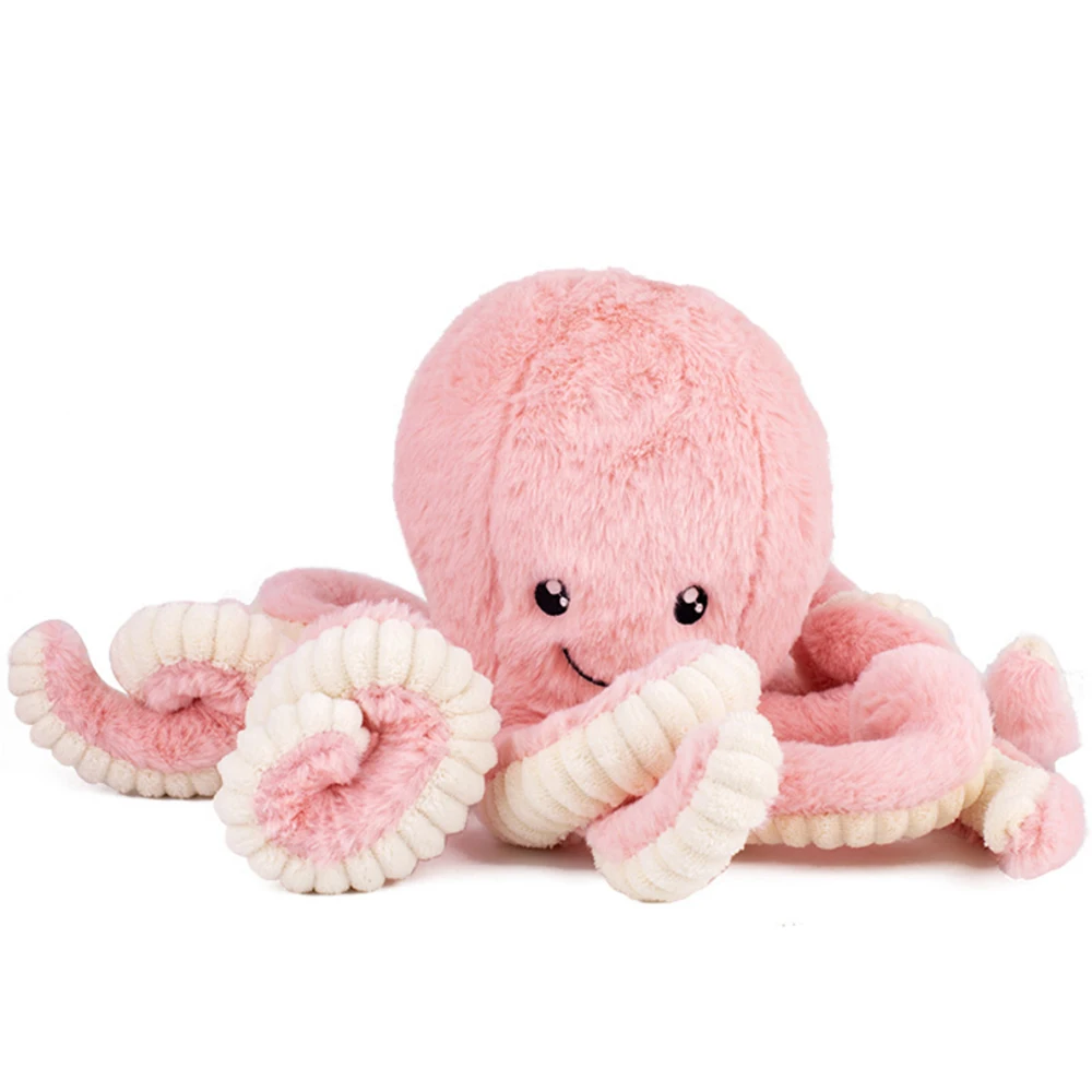 Pink Милый осьминог игрушка гигантская набивная Каракатица животное мягкая кукла чучела кальмары плюшевые 80 см/3" детские игрушки подарки для подруги DZY002 - Цвет: Pink