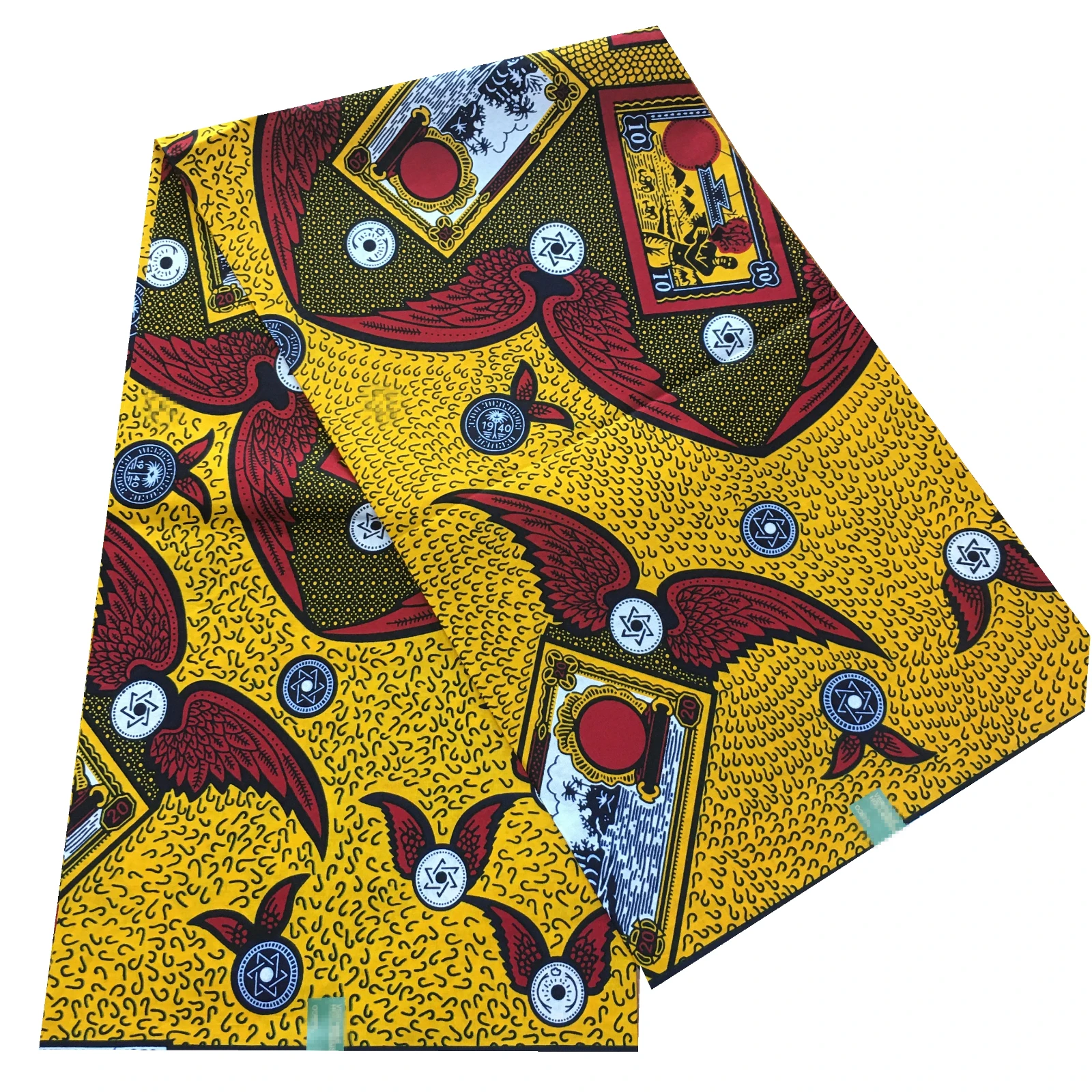 Ankara Wax Veritable 2021 100% Cotton High Quality African Fabric Print 6yards Aso Ebi | Дом и сад