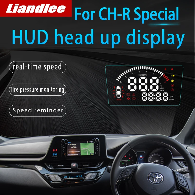 Liandlee автомобильный HUD Дисплей, предназначенный для Toyota CHR C-HR~, для безопасного вождения