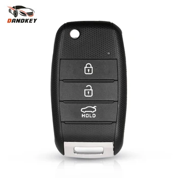 

Dandkey Flip Folding Remote Key Case Shell For KIA K2 K3 K5 2012 2013 Carens Cerato Forte Car Entry Cover Housing TOY40 Blade