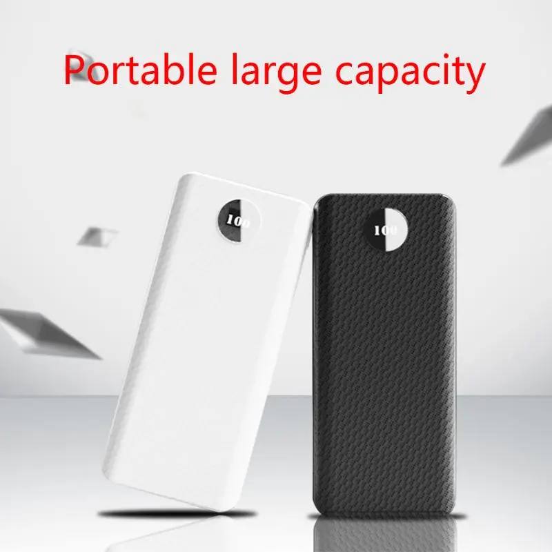 

DIY QC 3.0 Power Bank Case Quick Charge 3.0 External Battery 18650 Fast Charger Box Shell Kit Accessories X6HB