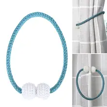 Faux Pearl Magnetic Ball Curtain Simple Tie Rope Backs Holdbacks Buckle Clips Accessory Rods Accessoires Hook Holder Home Decor