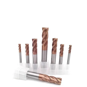 

CNC Machining HRC45 HRC50 HRC55 HRC58 HRC60 Diameter 1mm-20mm carbide end milling machine tungsten steel cutters milling