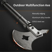 Открытый Многофункциональный топор огонь лед армии высокоуглеродистой стали Тактический Томагавк практичный топор алюминиевый сплав ручка топор для кемпинга