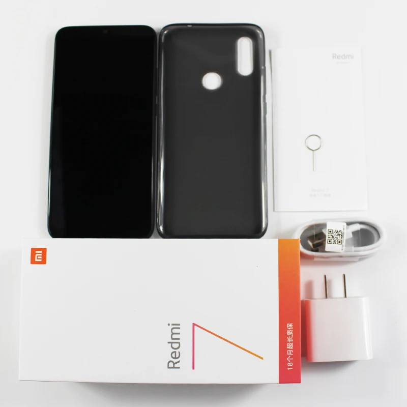 Смартфон Xiaomi Redmi 7 с глобальной прошивкой, 3 ГБ, 32 ГБ, Восьмиядерный процессор Snapdragon 632, 4000 мАч, камера 12 МП, 6,26 дюйма, полный экран, Google Play