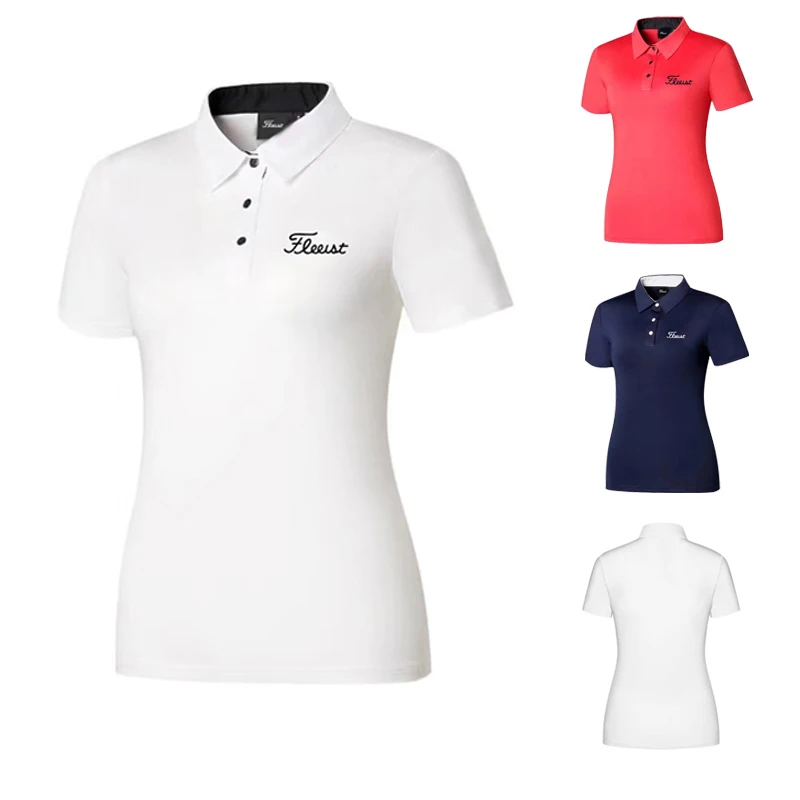 Golf clothing women's short sleeve T shirt quick drying breathable