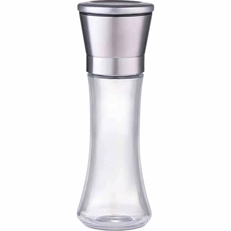 Hot sale manual stainless steel pepper mill salt grinder salt and pepper mill kitchen tool kitchen gadgets spice grinder06