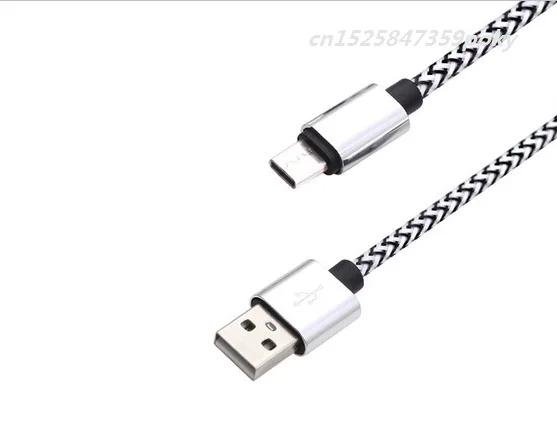 Usb type C зарядка usb нейлоновая оплетка для Xiaomi mi A1 5/5s huawei p10 p20 mate 10 lite pro axon 7 nubia z11/mi ni s lg - Цвет: Белый