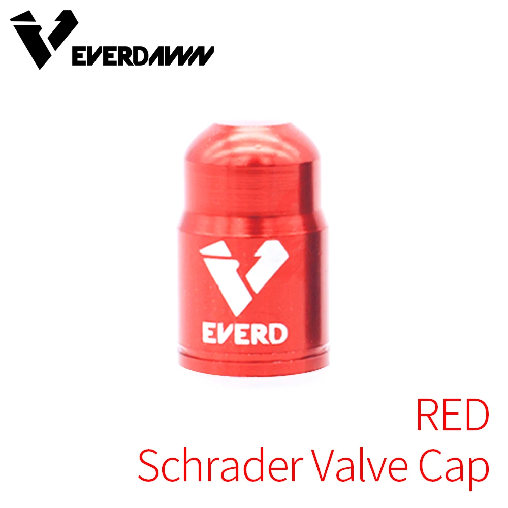 Schrader Red 2 шт. алюминиевый велосипедный клапан Presta колпачки шины велосипеда преобразования газа Пылезащитный Чехол MTB велосипеда Schrader крышка клапана - Цвет: Schrader Red