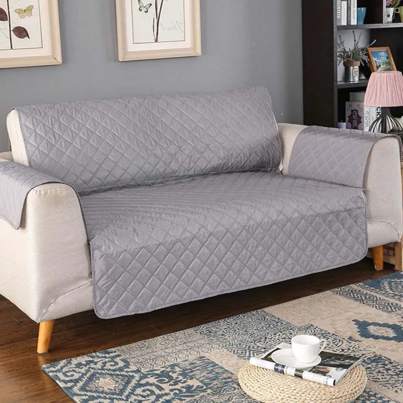 gray Одно/двойное/три сиденья Settee покрывало на кресло чехол домашний мебель протектор Pad ткань для диванных подушек Pet кошки матрас - Цвет: gray