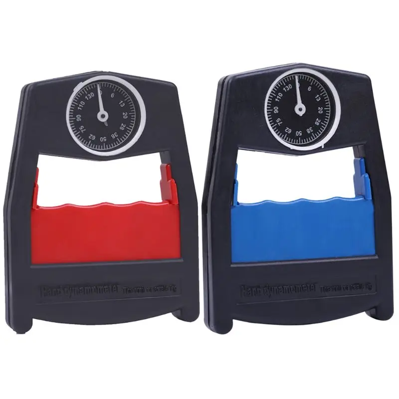 Hand Dynamometer Grip Power Strength Meter Force Measurement Tool 130kg/287lbs Capacity Gauge Ergonomic Design | Бытовая техника