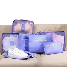 7 шт./компл. нейлоновая сумка для путешествий прочный большой Ёмкость сумок унисекс Костюмы для женщин, сумка для женщин