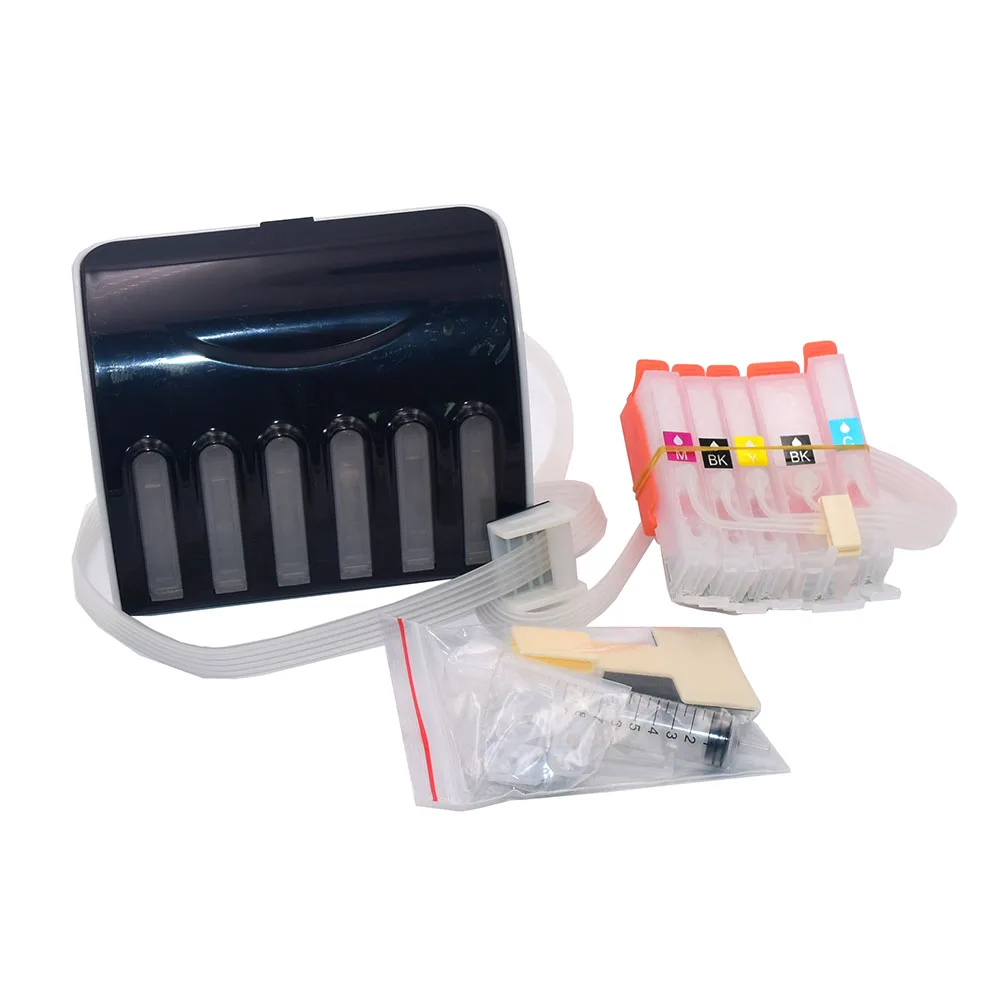 5Colors PGI-580 CLI-581 Ciss System With Chip for Canon PIXMA TR7550 TR8550 TS6150 TS6151 Printer