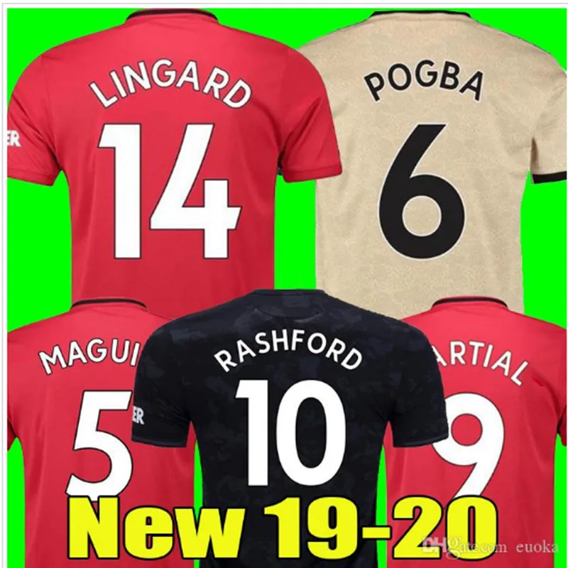 Футбольная Джерси Манчестера Юнайтед manchesting unidad взрослый военный LINGARD ALEXIS POGBA LUKAKU домашний размер S-4XL
