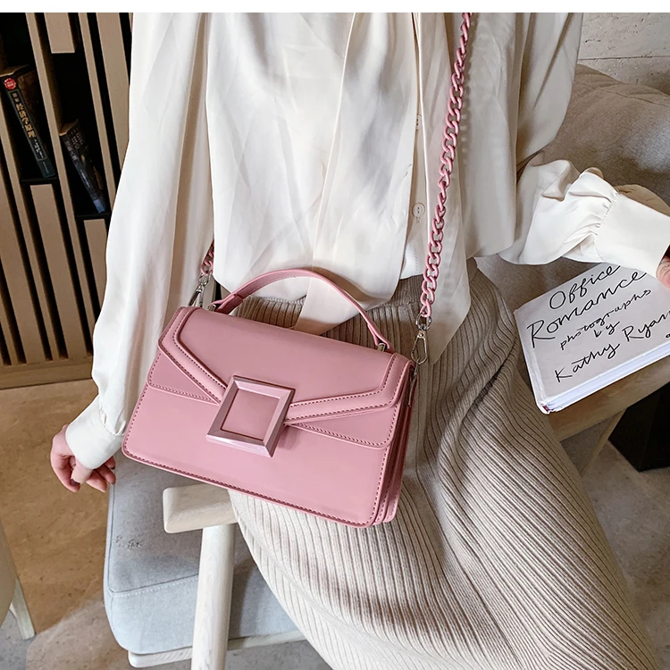 Couro do Plutônio Bolsas para Mulheres Bolsa de Ombro Bolsa Mensageiro Feminina Pequena Sólida Crossbody 2020 Corrente Bolsas Femininas Cor 3 do plutônio crossbody sacos para mulheres 2020