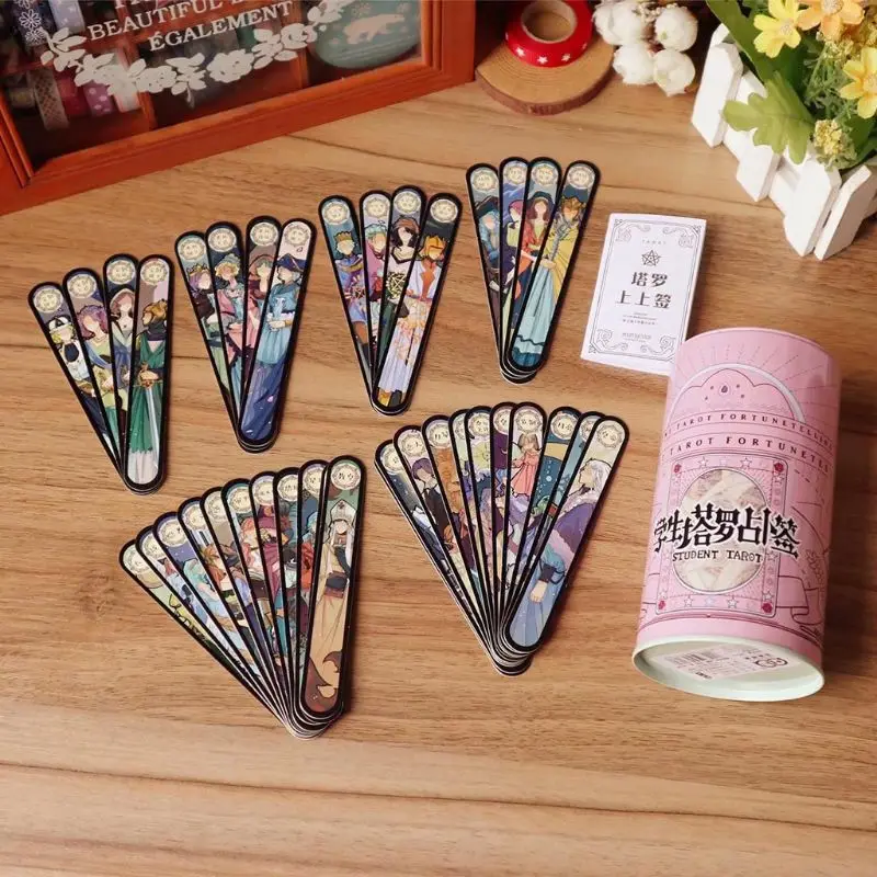 

Student Tarot Cards with Metal Box Mysterious Astrology Divination Fate Game witchcraft supplies for altar