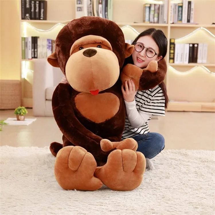 

Gorilla Plush Toys Big Mouth Monkey Large Size Doll Valentine's Day Women's Birthday Gift