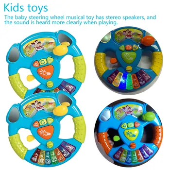 

Educational Toys for Children Gift Musical Instruments Toy Children Car Steering Wheel Model Toys Musical Handbell Developing