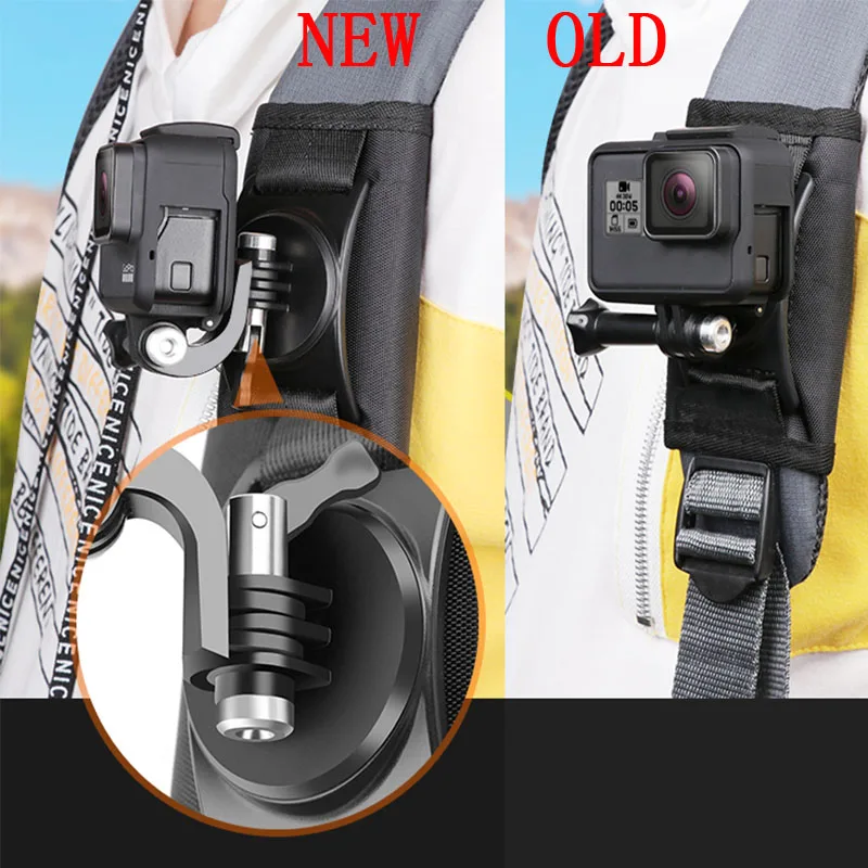 Новый Рюкзак переноска на лямках держатель для GoPro Hero 7 6 5 4/YI 4 k/SJCAM/eken/AKASO/DJI OSMO