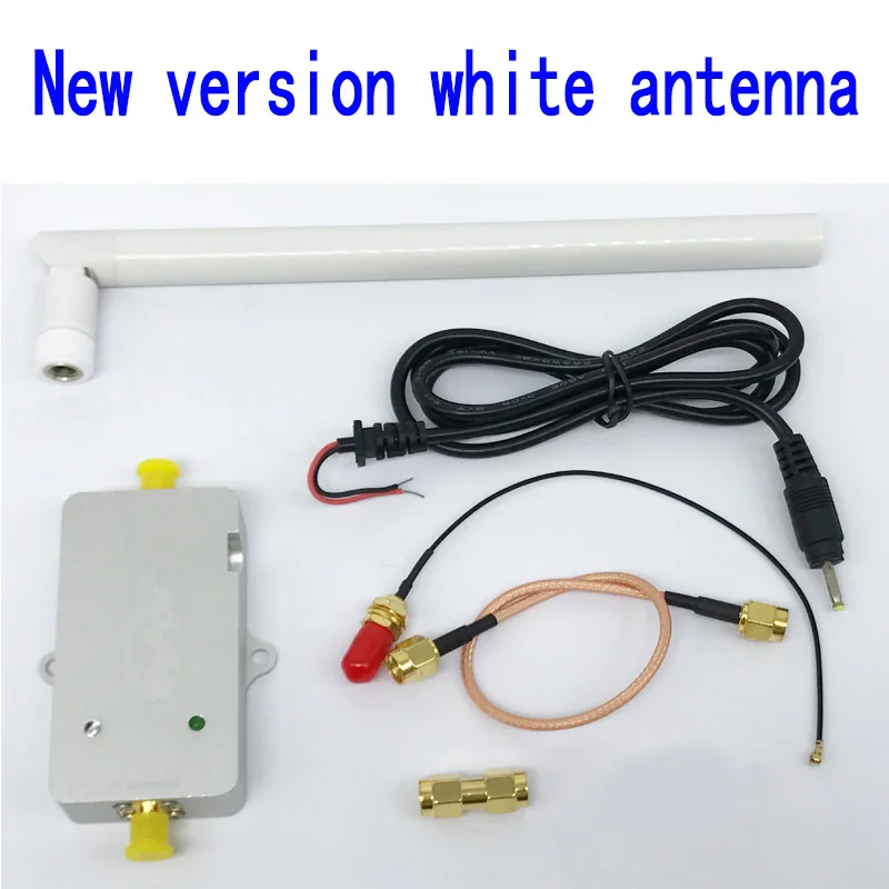 WYFPV 2.4G WIFI Indoor Signal Booster 2.5W 33dBm Controllable Power Amplifier for JR FUTABA FPV Drone Transmitter SMA Connector - Цвет: Белый