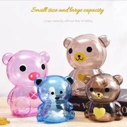 Tirelire créative ours, jouet en vinyle pour enfants, cadeau pour journée 