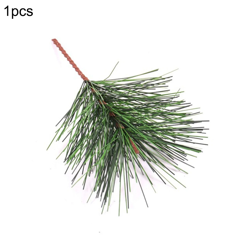 

1/10PCS Artificial Green Pine Needle for Wedding Christmas Decoration DIY Craft Gift Xmas Tree Decor