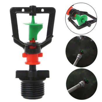 

10pcs 1/2 Rotating Micro Sprinkler Garden Lawn Irrigation Watering Accessory