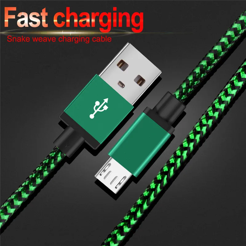 Кабель Micro USB для быстрой зарядки для samsung S6 S7 huawei Y5 Y6 Redmi 6A 7A Note 5 Pro 4X 5A Android Phone Data charger Cord