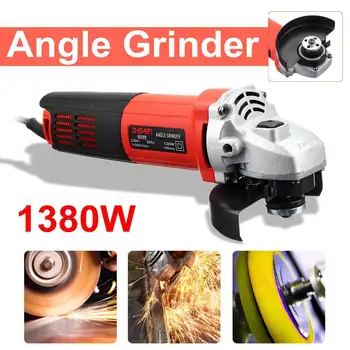 

Angle Grinder 220V/50Hz 1380W 11000r/min Electric Angle Grinding Metal Wood Cutting and grinding Machine Power Tool