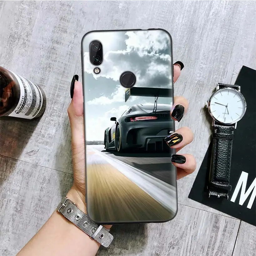 Классический авто с черными крышка чехол для телефона для Xiaomi Redmi Note фотоаппаратов моментальной печати 8 7 7S 7A 6 S2 GO K20 Pro 6A mi 6X 5X A1 CC 9 8 Coque - Цвет: BA165-6