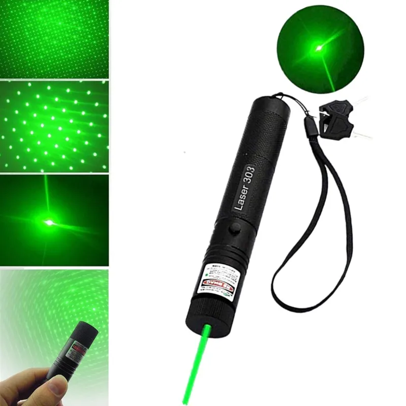 

New Laser Pointer 532nm Green Laser Pen Sight High Power Powerful Outdoor Hunting Laser Device Survival Tool 303 Beam Light