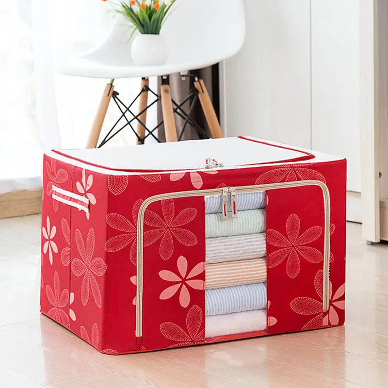 

Container Case Basket Bag Portable Folding 11L Oxford Household Supplies Clothing Large Capacity Storage Box Space Saver Office