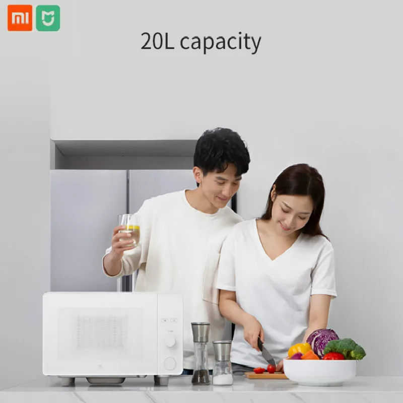 Новая Микроволновая печь Xiaomi Mijia, 700 Вт, умное приложение, дистанционное управление, 20 л, большая емкость, 60 с, быстрый нагрев, микроволновая печь для дома