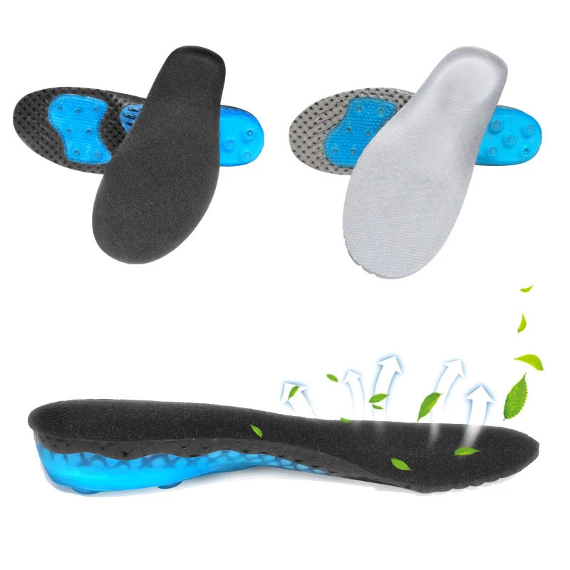 Insoles Foot Care For Plantar Fasciitis Orthopedic Massaging Shoe Inserts Shock Absorption Shoe Pad Unisex