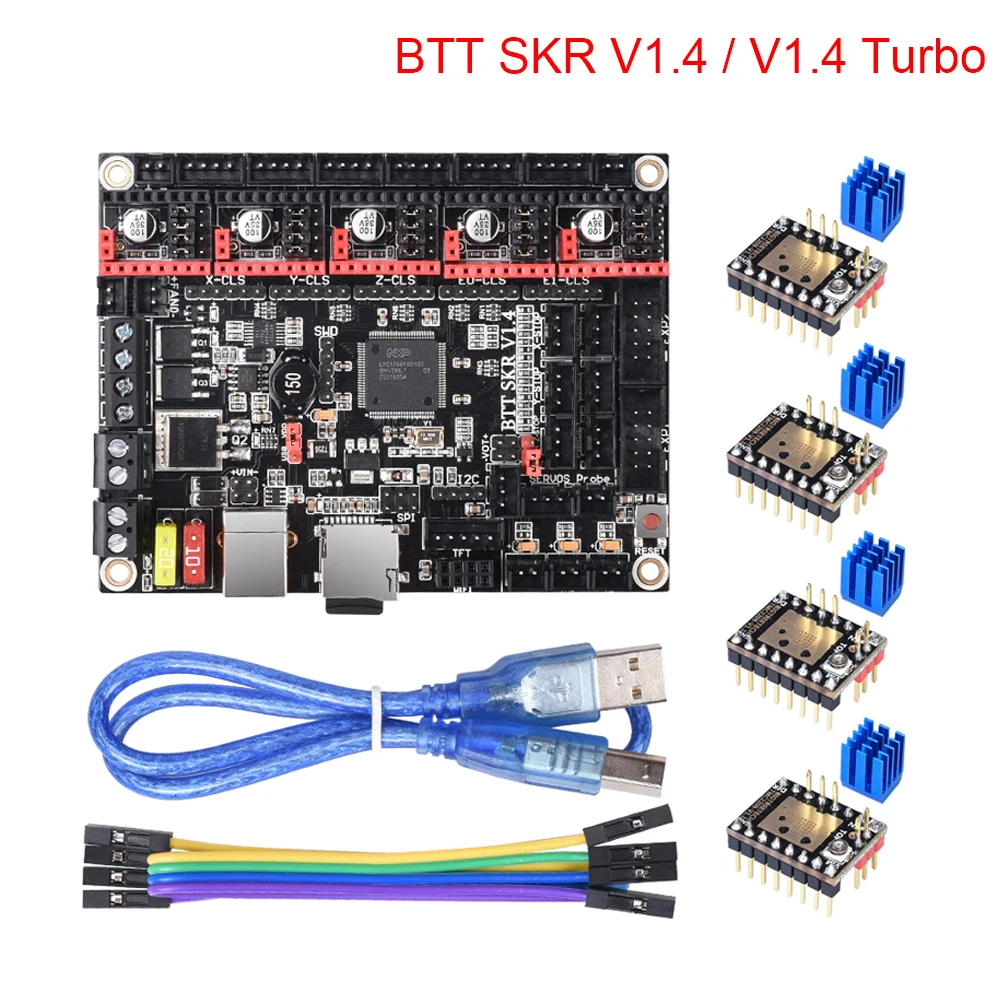 BIGTREETECH BTT SKR V1.4 32 Bit Control Board BTT SKR V1.4 Turbo Upgrade SKR V1.3 Support WIFI Modul