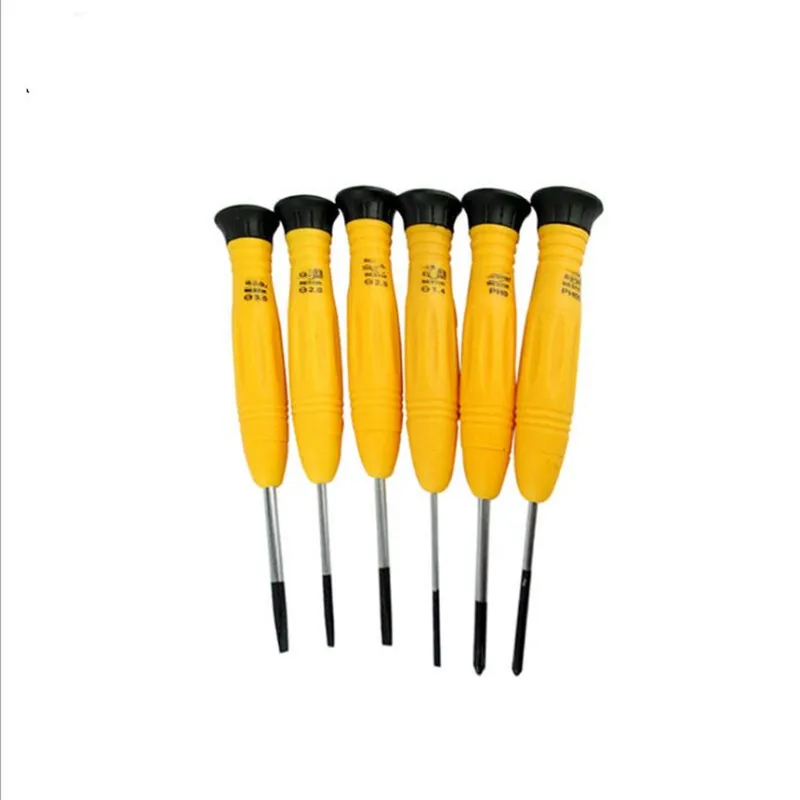 

6-piece Set Of Watch Screwdriver Chrome Vanadium Steel Computer Phone Maintenance Precision Screwdriver 95112