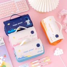 

Bts Merch Japanese Stationery Anime School Supplies Kawaii Makeup Pencils Bag Pencil Cases пенал Back To School