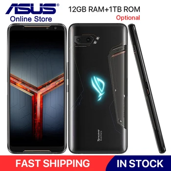 

Global ROM Asus ROG Phone II ZS660KL 6.59" 12GB RAM 1TB ROM Snapdragon 855 Plus 6000mAh 48MP NFC Android 9.0 ROG Game Phone 2