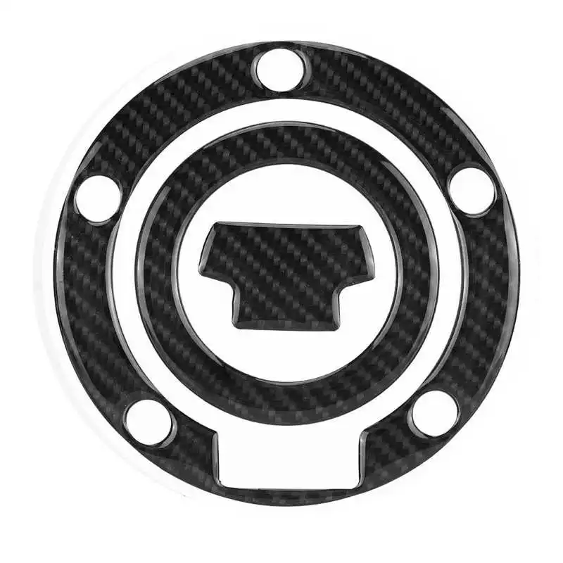 Carbon Fiber Motorcycle Gas Tank Cap Pad Cover Sticker Decals for YAMAHA YZF R1 R6