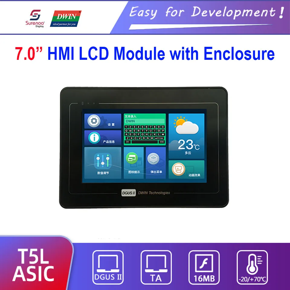 Умный дисплей Dwin T5L HMI DMG сенсорный экран 7 дюймов 1024*600 800*480 | Электронные