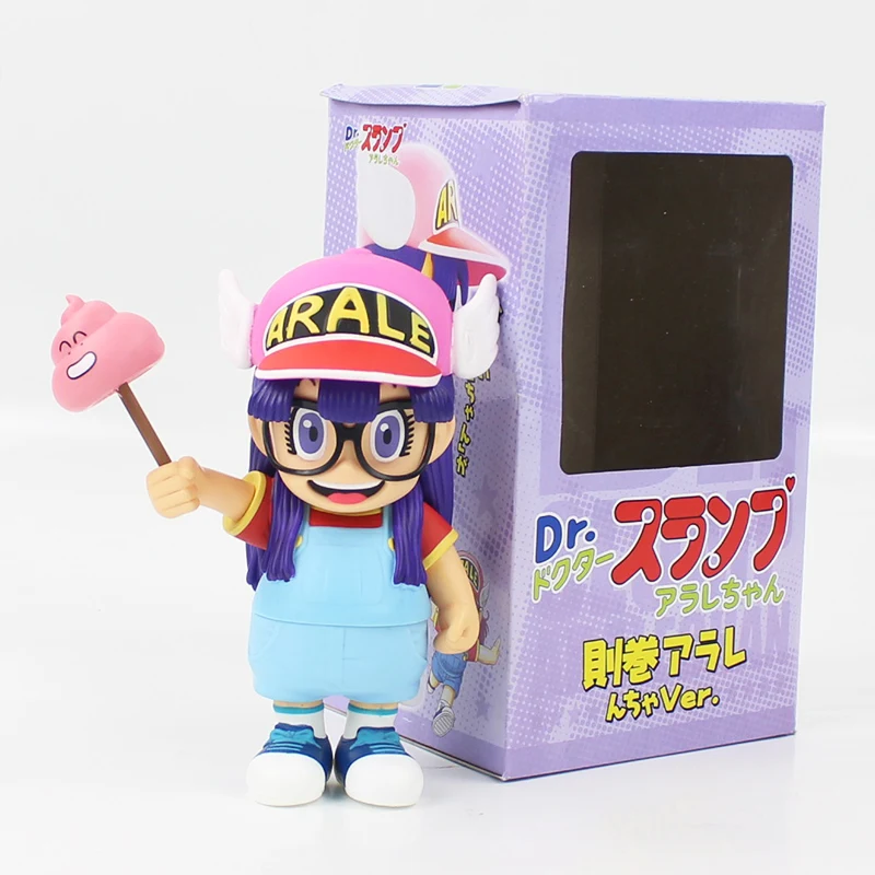 Dr.Slump Arale Lovely Girl Toys Anime Figures PVC Cartoon Collection Xmas Gift Action Figma Arale Model Figurals Brinquedos Doll