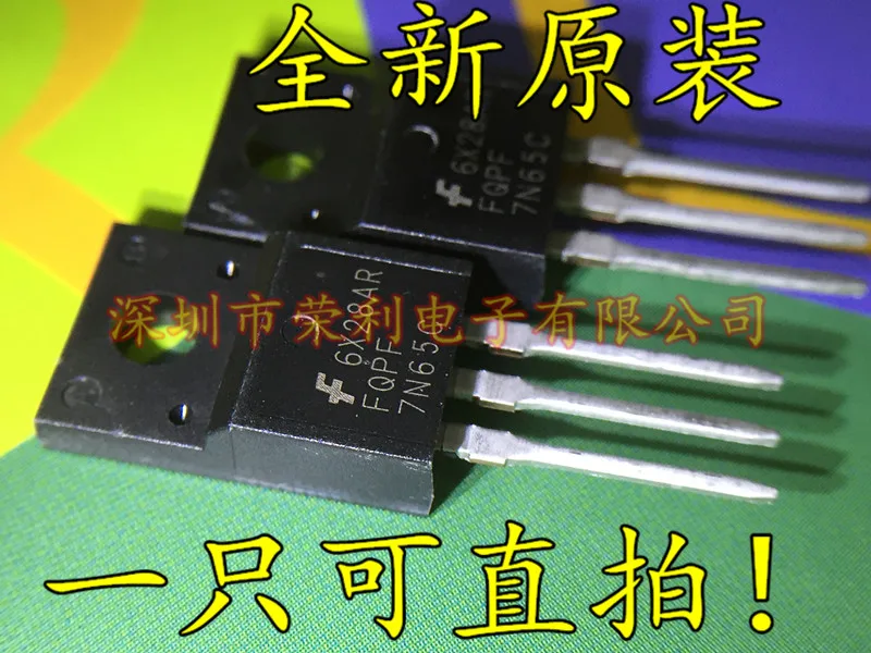 10 шт./лот Новинка FQPF7N65C 7N65 МОП-TO-220 7A650V |